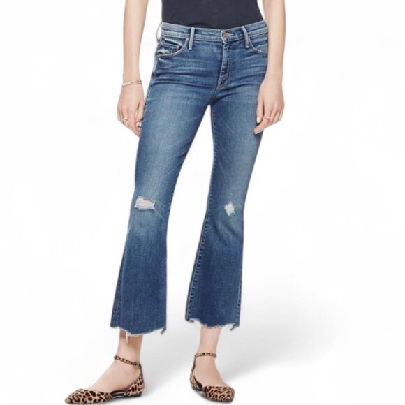 Mother - The Weekender Ankle Fray in Wild Size 28 - Picture 1 of 12